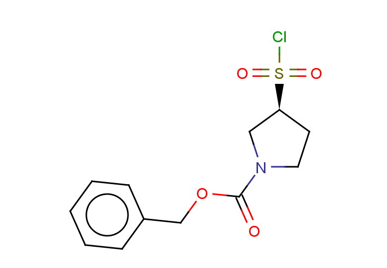 benzyl (3S)-3-(chlorosulfonyl)pyrrolidine-1-carboxylate