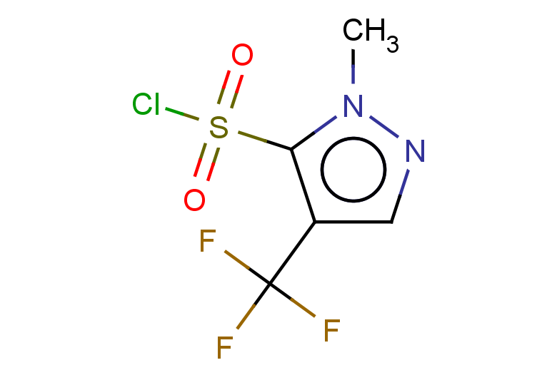 1-methyl-4-(trifluoromethyl)-1H-pyrazole-5-sulfonyl chloride