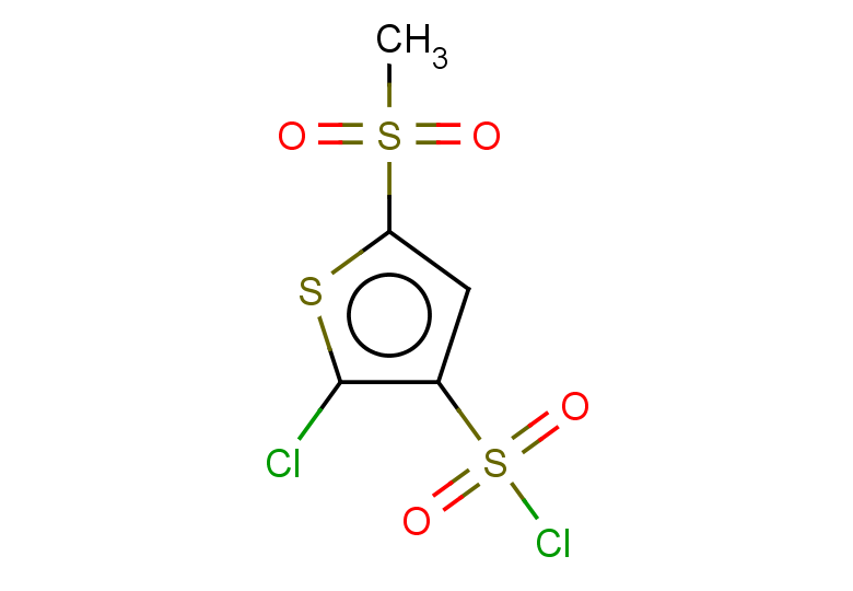 2-chloro-5-methanesulfonylthiophene-3-sulfonyl chloride