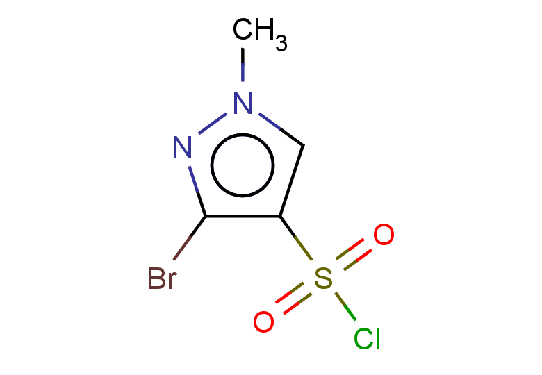 3-bromo-1-methyl-1H-pyrazole-4-sulfonyl chloride