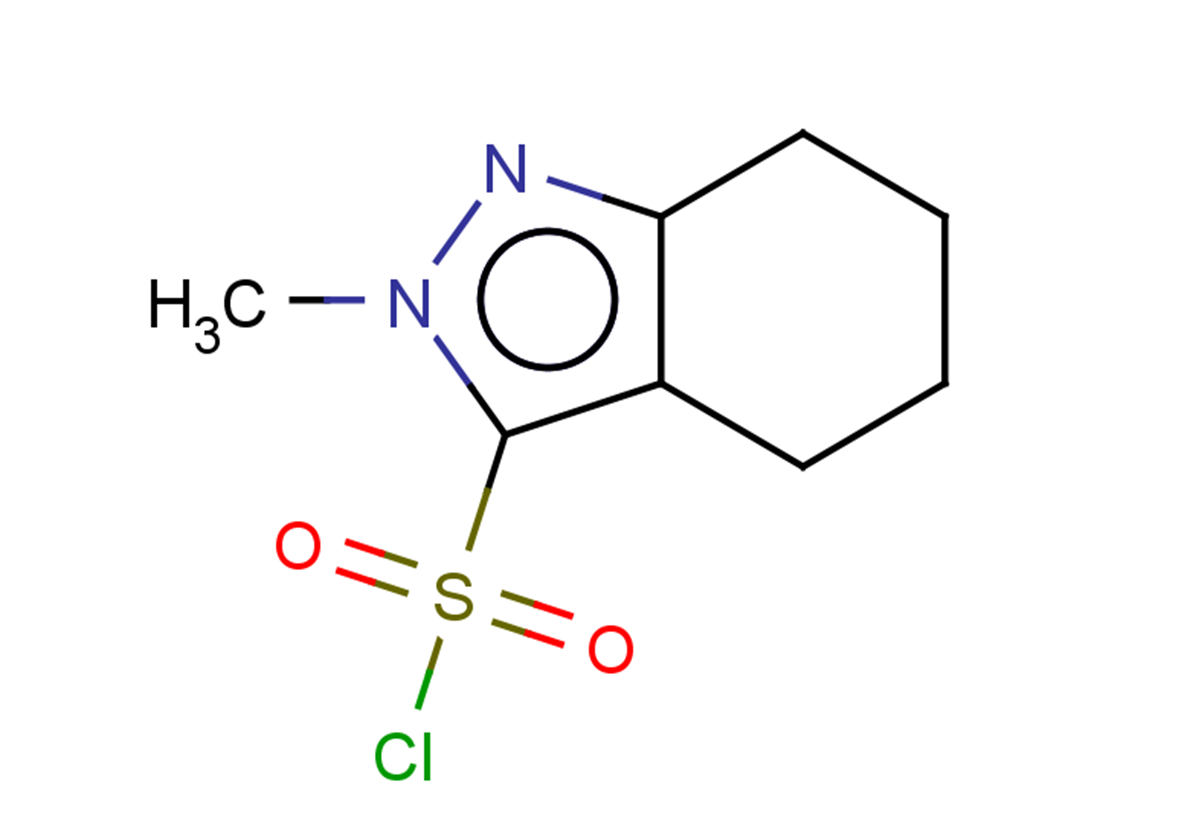 2-methyl-4,5,6,7-tetrahydro-2H-indazole-3-sulfonyl chloride