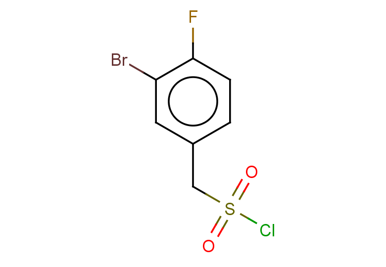 (3-bromo-4-fluorophenyl)methanesulfonyl chloride