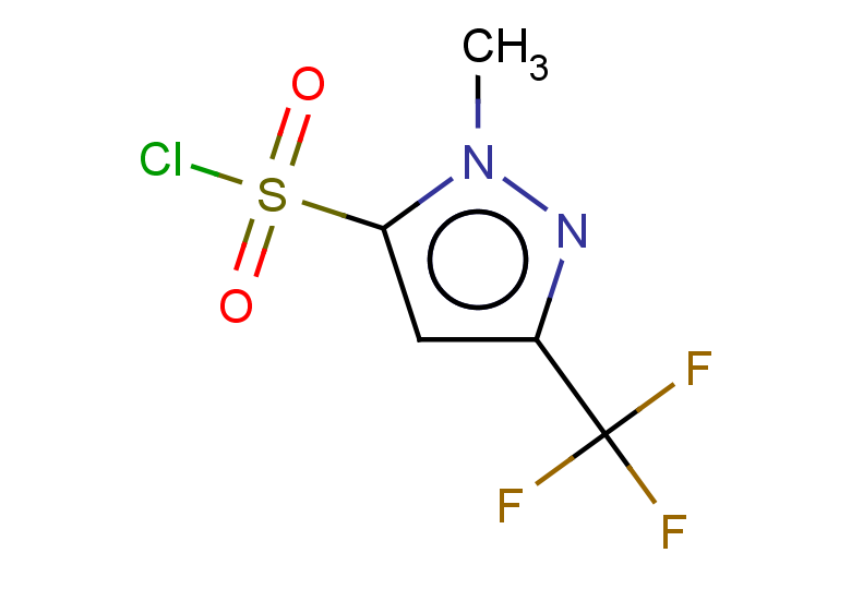 1-methyl-3-(trifluoromethyl)-1H-pyrazole-5-sulfonyl chloride