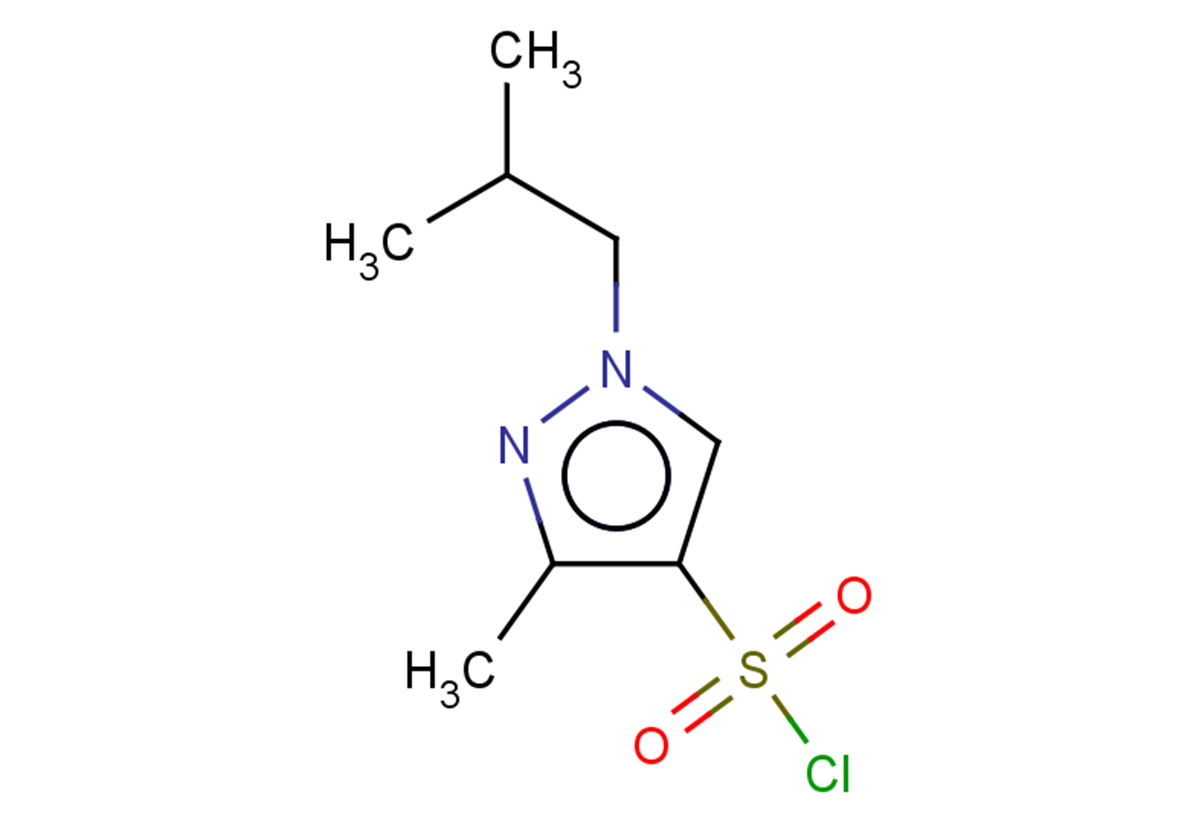 3-methyl-1-(2-methylpropyl)-1H-pyrazole-4-sulfonyl chloride