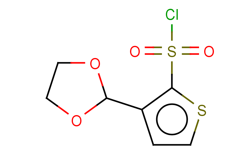3-(1,3-dioxolan-2-yl)thiophene-2-sulfonyl chloride
