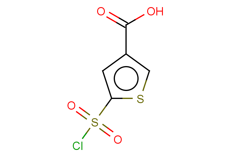 5-(chlorosulfonyl)thiophene-3-carboxylic acid
