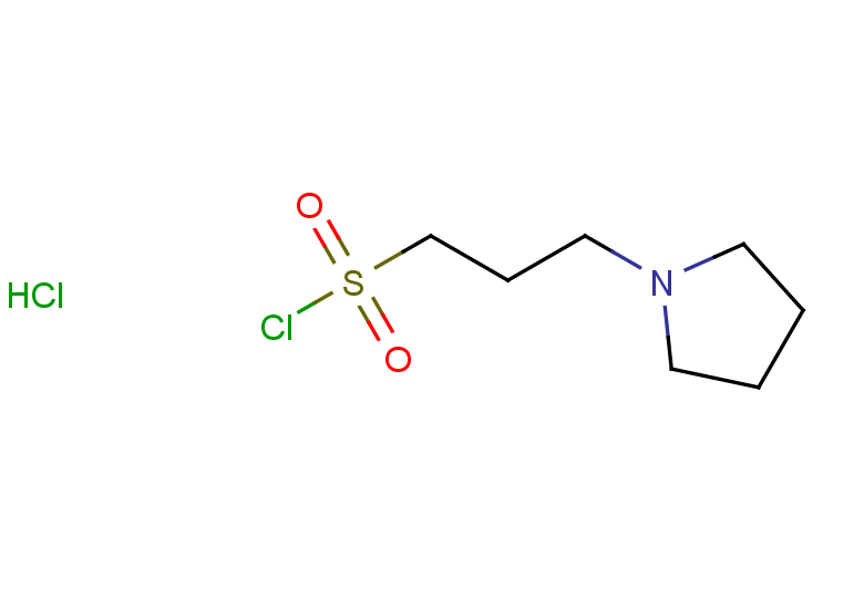 3-(pyrrolidin-1-yl)propane-1-sulfonyl chloride hydrochloride