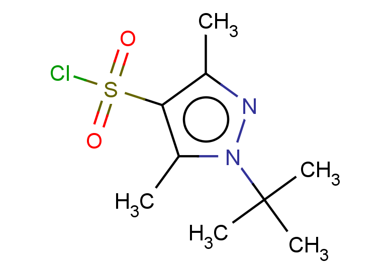 1-tert-butyl-3,5-dimethyl-1H-pyrazole-4-sulfonyl chloride