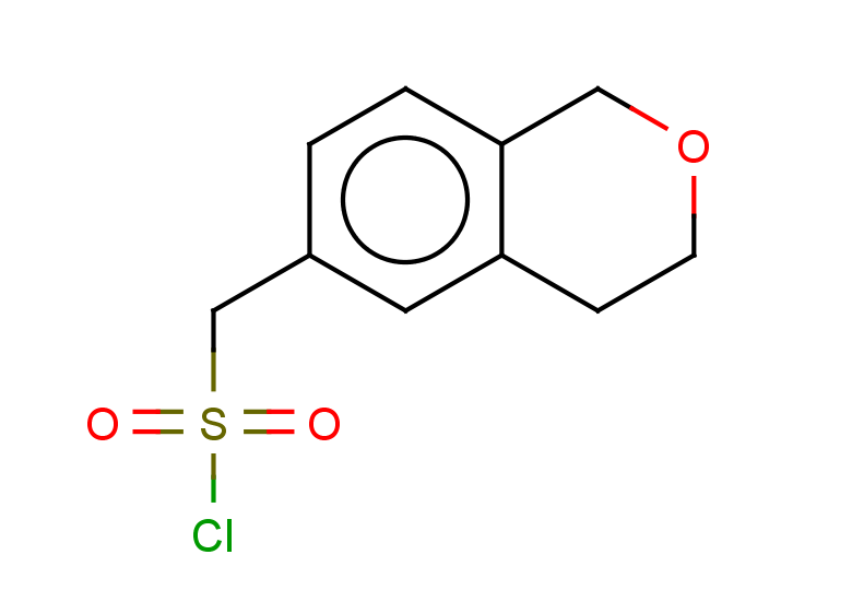 3,4-dihydro-1H-2-benzopyran-6-ylmethanesulfonyl chloride