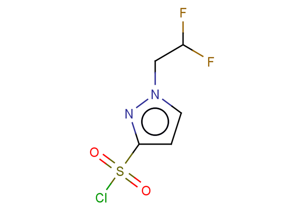 1-(2,2-difluoroethyl)-1H-pyrazole-3-sulfonyl chloride