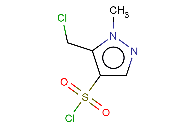 5-(chloromethyl)-1-methyl-1H-pyrazole-4-sulfonyl chloride