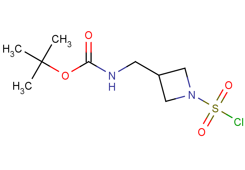 tert-butyl N-{[1-(chlorosulfonyl)azetidin-3-yl]methyl}carbamate