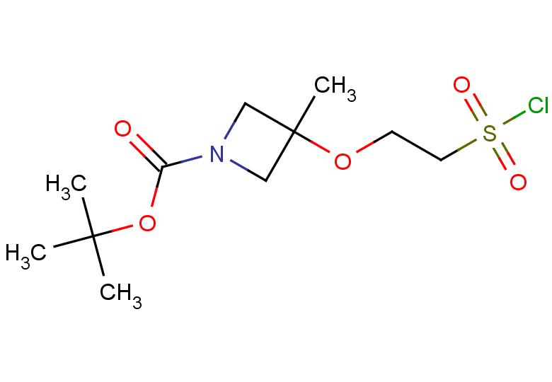 tert-butyl 3-[2-(chlorosulfonyl)ethoxy]-3-methylazetidine-1-carboxylate