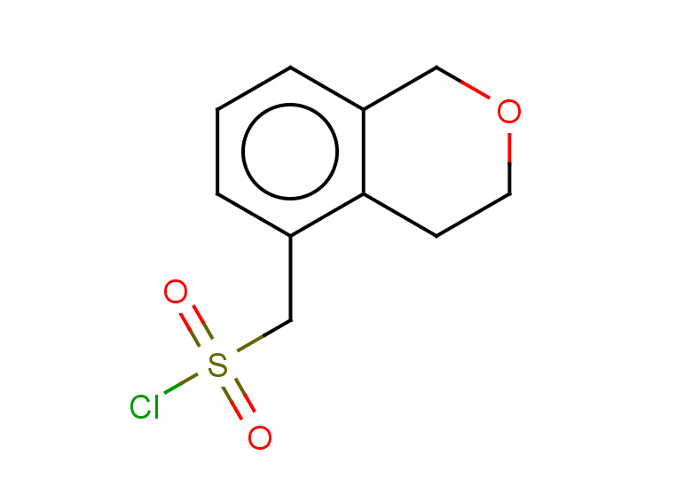 3,4-dihydro-1H-2-benzopyran-5-ylmethanesulfonyl chloride