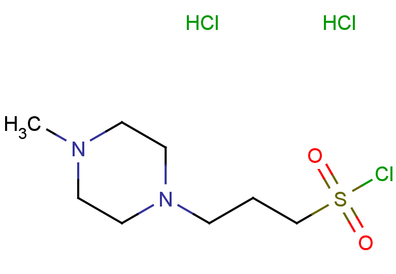 3-(4-methylpiperazin-1-yl)propane-1-sulfonyl chloride dihydrochloride