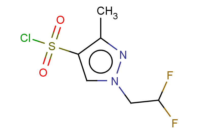 1-(2,2-difluoroethyl)-3-methyl-1H-pyrazole-4-sulfonyl chloride
