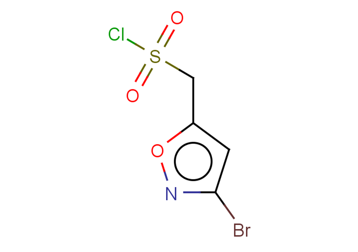 (3-bromo-1,2-oxazol-5-yl)methanesulfonyl chloride
