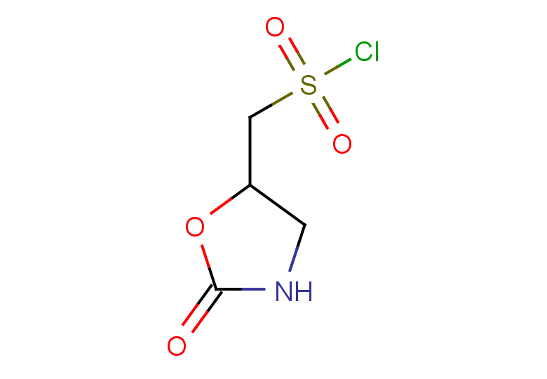 (2-oxo-1,3-oxazolidin-5-yl)methanesulfonyl chloride