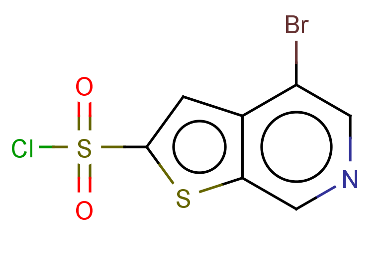 4-bromothieno[2,3-c]pyridine-2-sulfonyl chloride