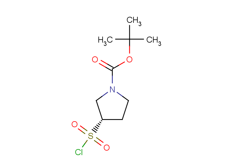 tert-butyl (3S)-3-(chlorosulfonyl)pyrrolidine-1-carboxylate