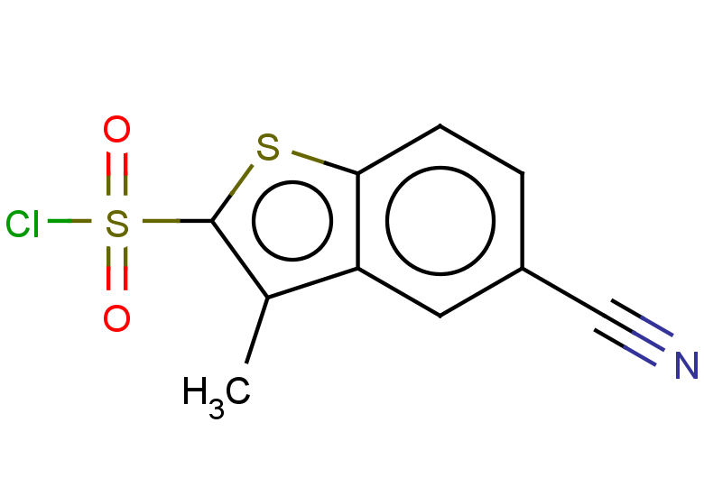 5-cyano-3-methyl-1-benzothiophene-2-sulfonyl chloride