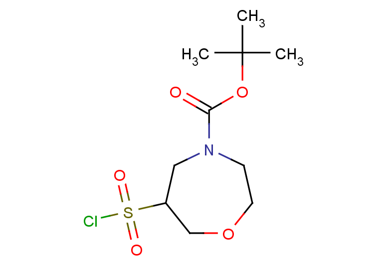 tert-butyl 6-(chlorosulfonyl)-1,4-oxazepane-4-carboxylate