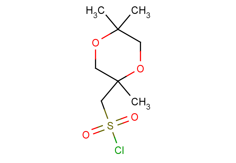 (2,5,5-trimethyl-1,4-dioxan-2-yl)methanesulfonyl chloride