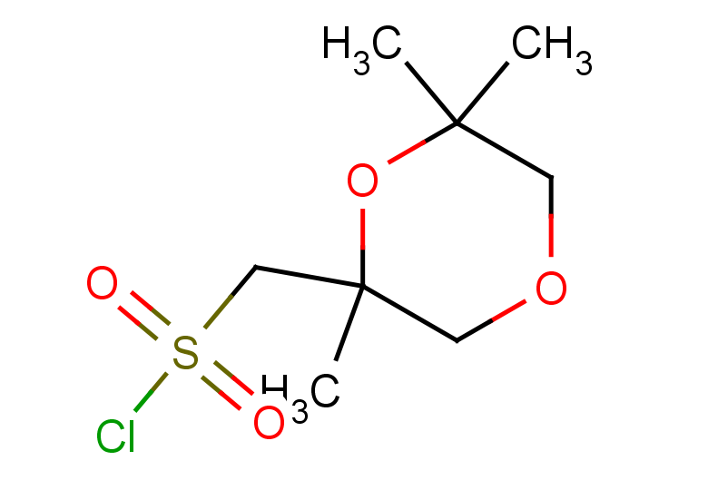 (2,6,6-trimethyl-1,4-dioxan-2-yl)methanesulfonyl chloride