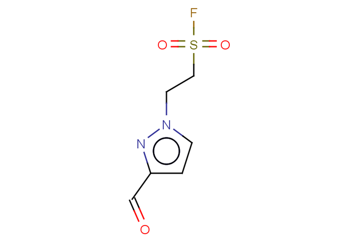 2-(3-formyl-1H-pyrazol-1-yl)ethane-1-sulfonyl fluoride