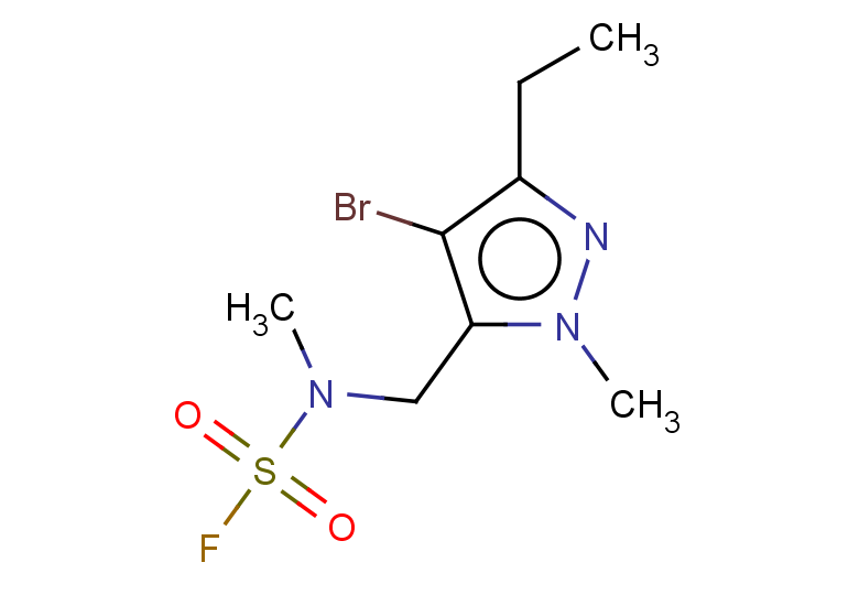 N-[(4-bromo-3-ethyl-1-methyl-1H-pyrazol-5-yl)methyl]-N-methylsulfamoyl fluoride