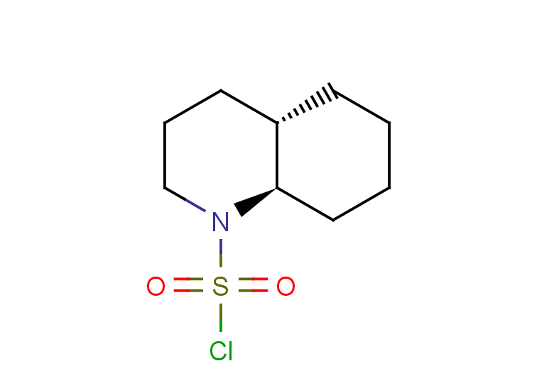 (4aS,8aR)-decahydroquinoline-1-sulfonyl chloride