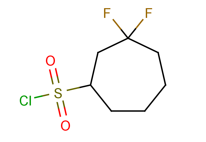 3,3-difluorocycloheptane-1-sulfonyl chloride