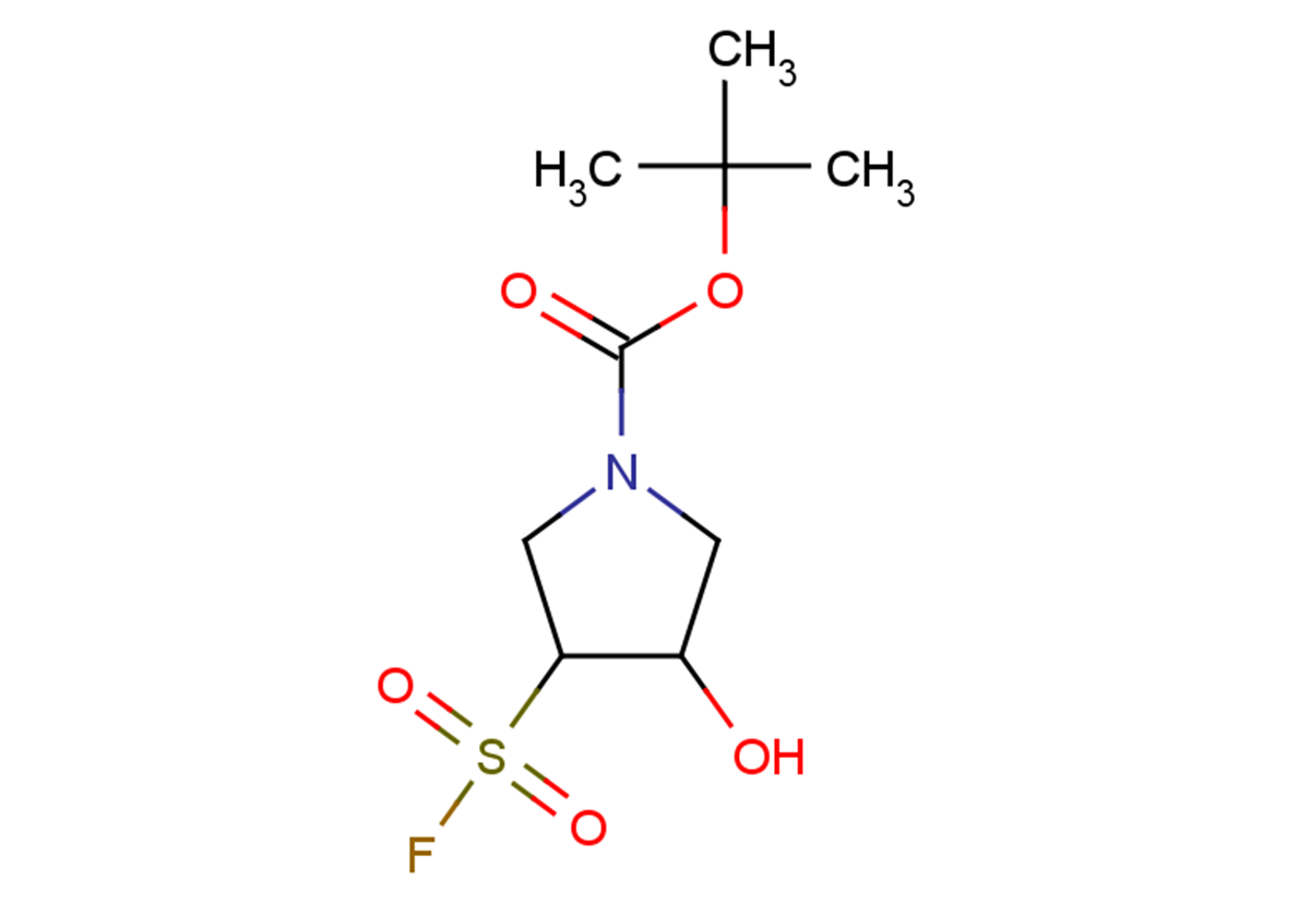 tert-butyl 3-(fluorosulfonyl)-4-hydroxypyrrolidine-1-carboxylate