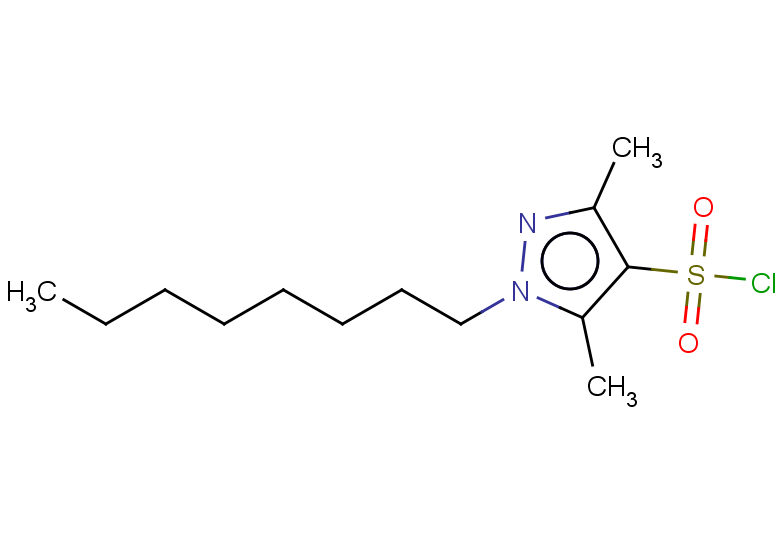 3,5-dimethyl-1-octyl-1H-pyrazole-4-sulfonyl chloride