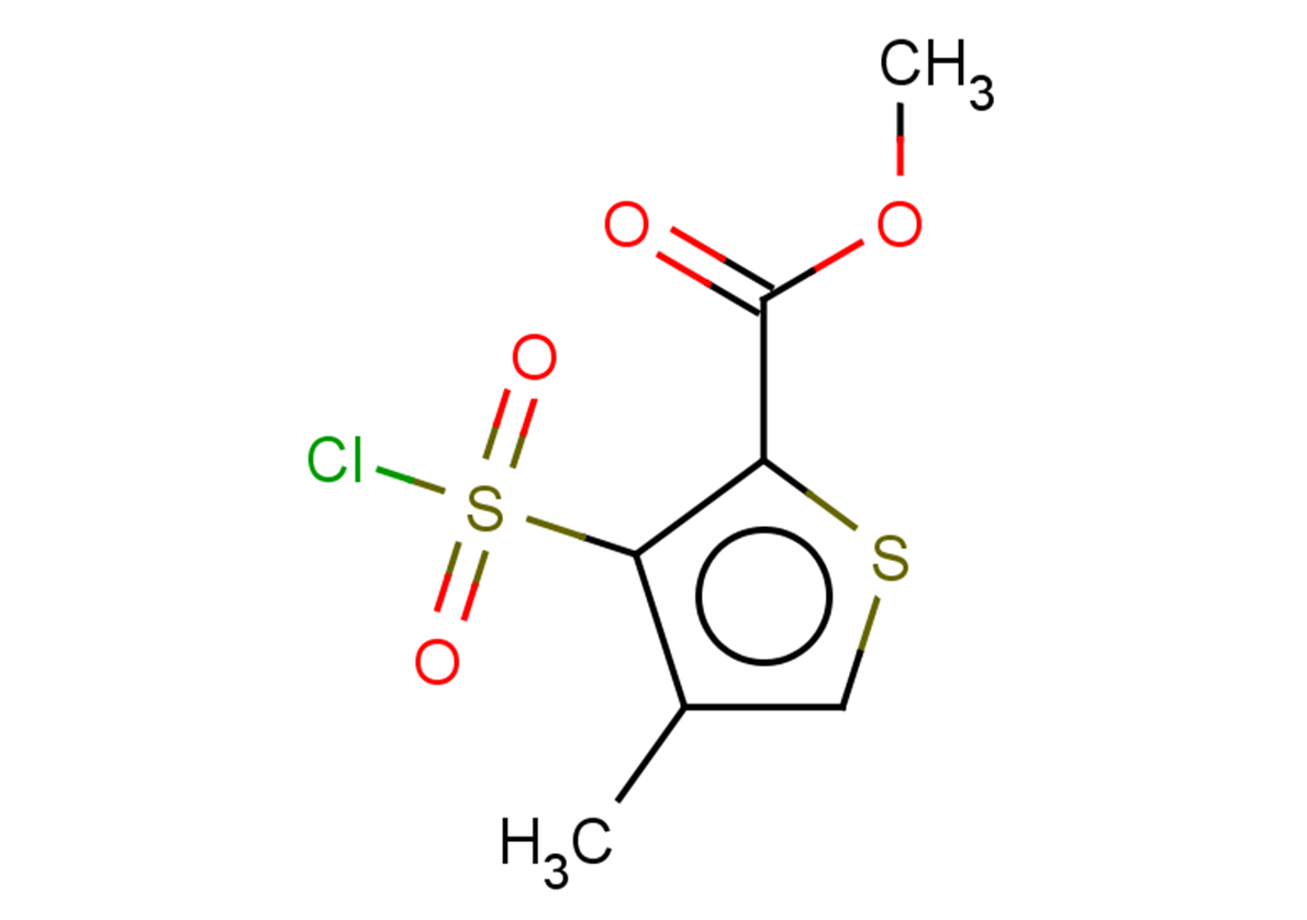 methyl 3-(chlorosulfonyl)-4-methylthiophene-2-carboxylate