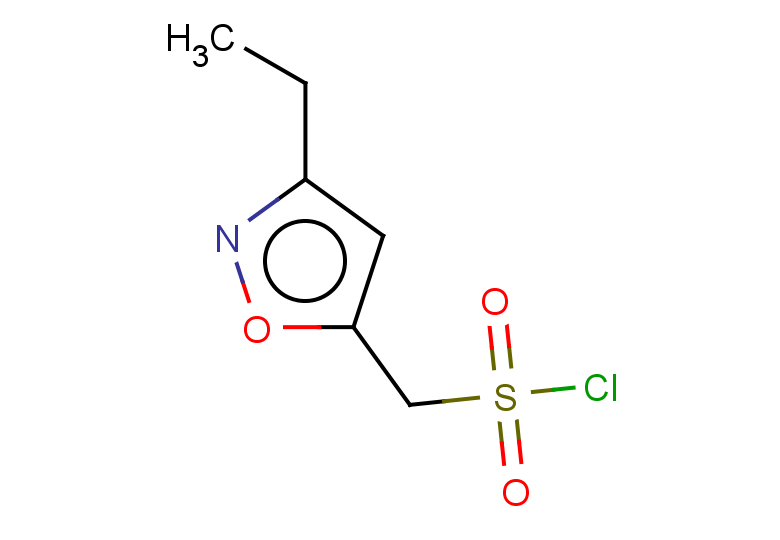 (3-ethyl-1,2-oxazol-5-yl)methanesulfonyl chloride