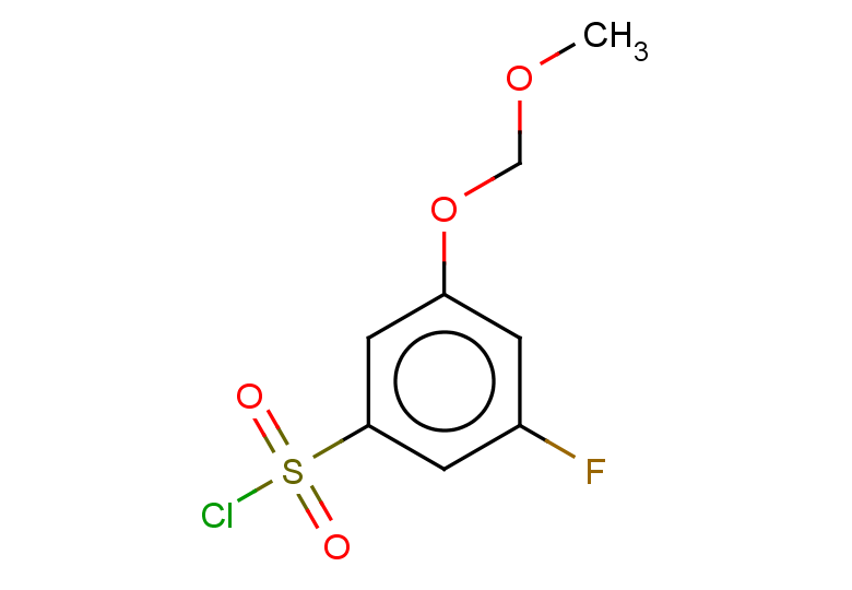 3-fluoro-5-(methoxymethoxy)benzene-1-sulfonyl chloride
