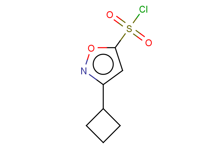 3-cyclobutyl-1,2-oxazole-5-sulfonyl chloride