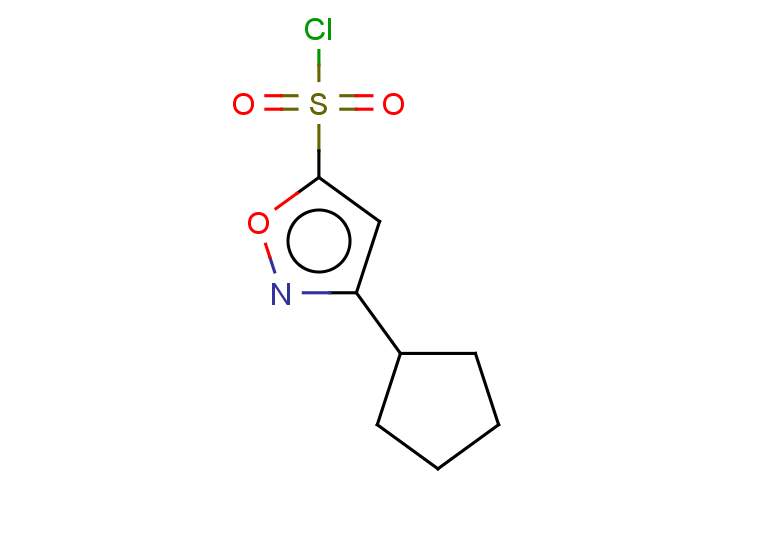 3-cyclopentyl-1,2-oxazole-5-sulfonyl chloride