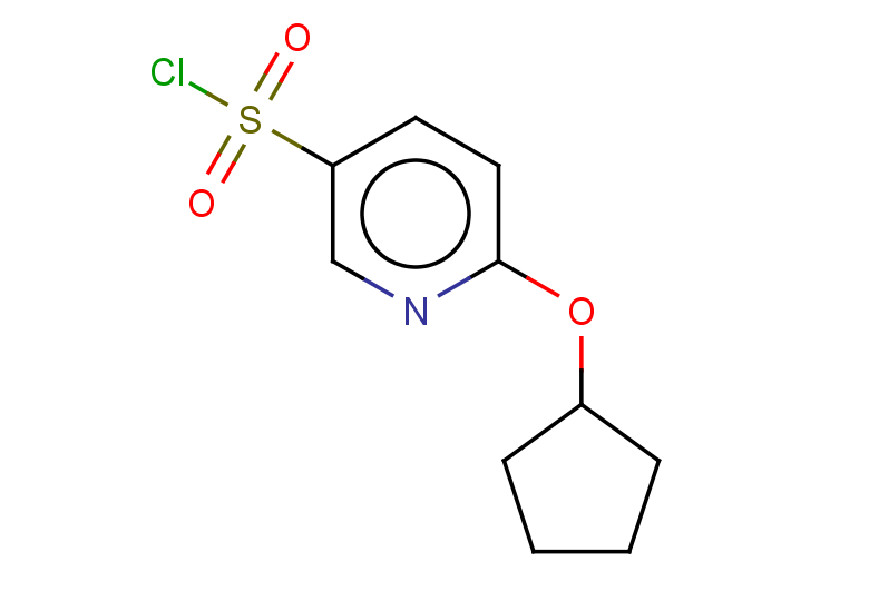 6-(cyclopentyloxy)pyridine-3-sulfonyl chloride