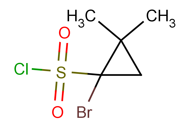 1-bromo-2,2-dimethylcyclopropane-1-sulfonyl chloride