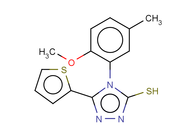 4-(2-methoxy-5-methylphenyl)-5-(thiophen-2-yl)-4H-1,2,4-triazole-3-thiol