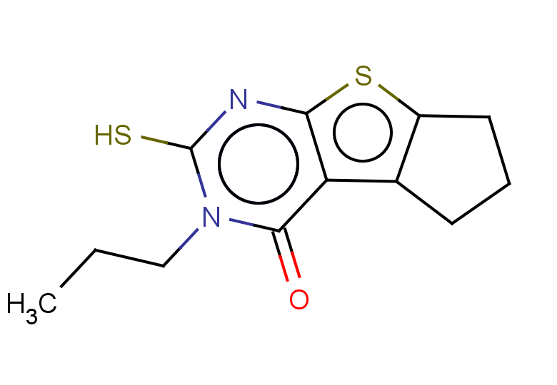 11-propyl-10-sulfanyl-7-thia-9,11-diazatricyclo[6.4.0.0,2,6]dodeca-1(8),2(6),9-trien-12-one