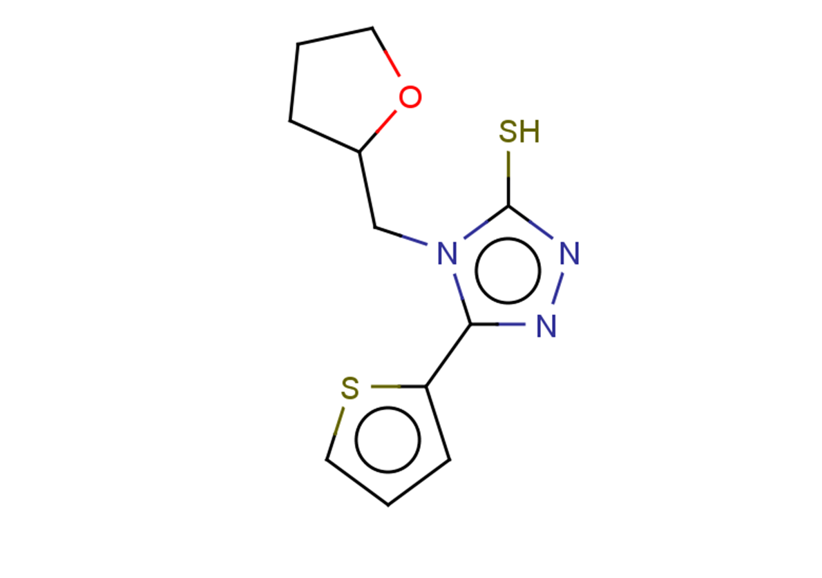 4-(oxolan-2-ylmethyl)-5-(thiophen-2-yl)-4H-1,2,4-triazole-3-thiol