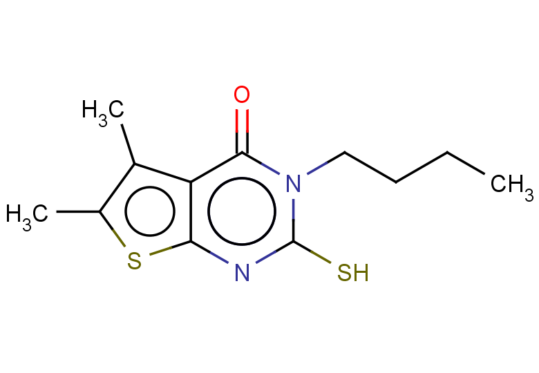 3-butyl-5,6-dimethyl-2-sulfanyl-3H,4H-thieno[2,3-d]pyrimidin-4-one
