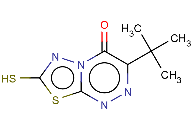3-tert-butyl-7-sulfanyl-4H-[1,3,4]thiadiazolo[2,3-c][1,2,4]triazin-4-one