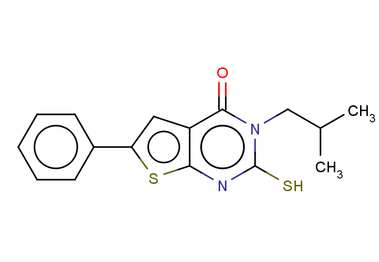 3-(2-methylpropyl)-6-phenyl-2-sulfanyl-3H,4H-thieno[2,3-d]pyrimidin-4-one