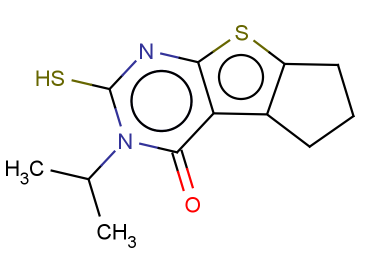 11-(propan-2-yl)-10-sulfanyl-7-thia-9,11-diazatricyclo[6.4.0.0,2,6]dodeca-1(8),2(6),9-trien-12-one