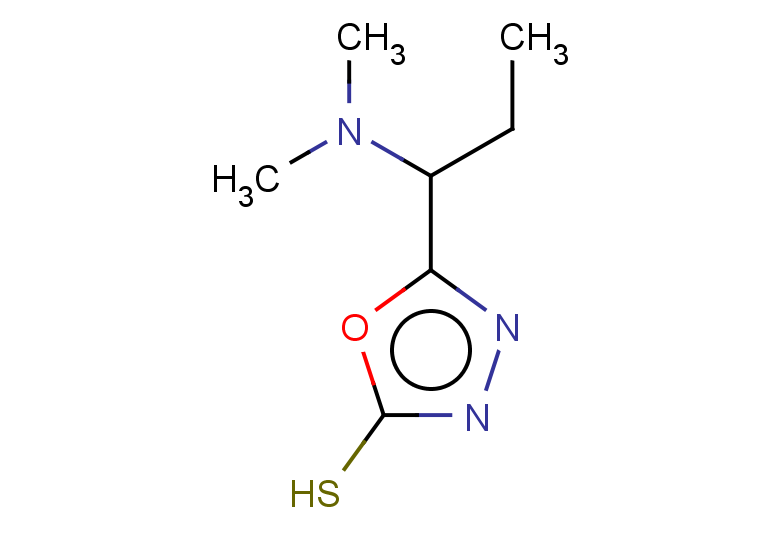 5-[1-(dimethylamino)propyl]-1,3,4-oxadiazole-2-thiol