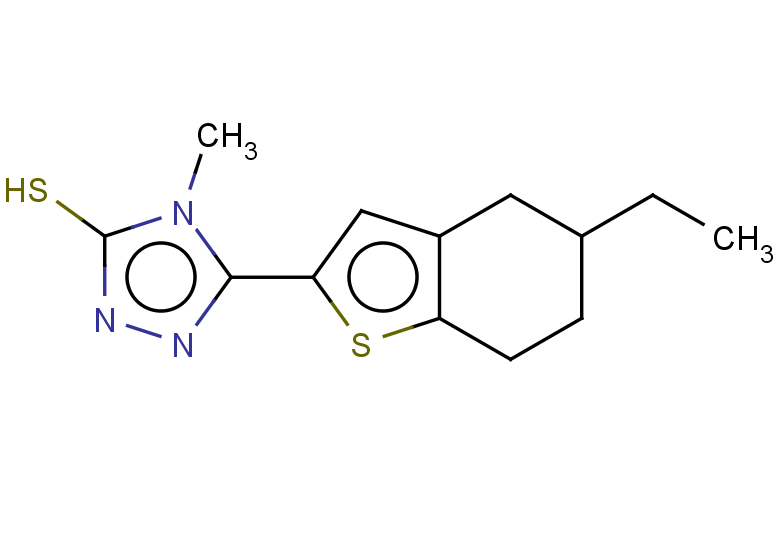 5-(5-ethyl-4,5,6,7-tetrahydro-1-benzothiophen-2-yl)-4-methyl-4H-1,2,4-triazole-3-thiol